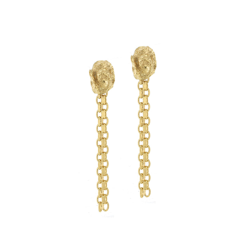 Root Gold Plated Earrings