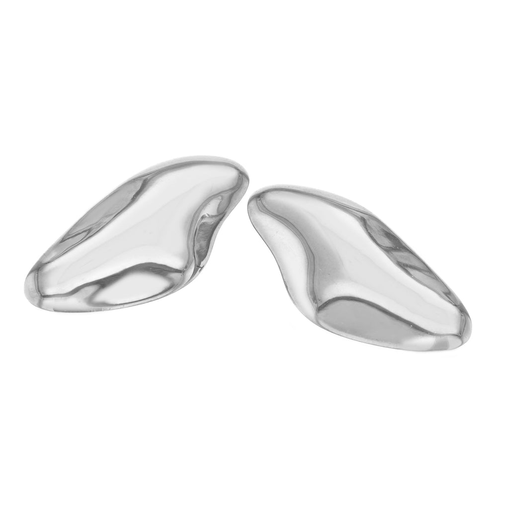 Rock Fragment Earrings Silver Silver Earrings