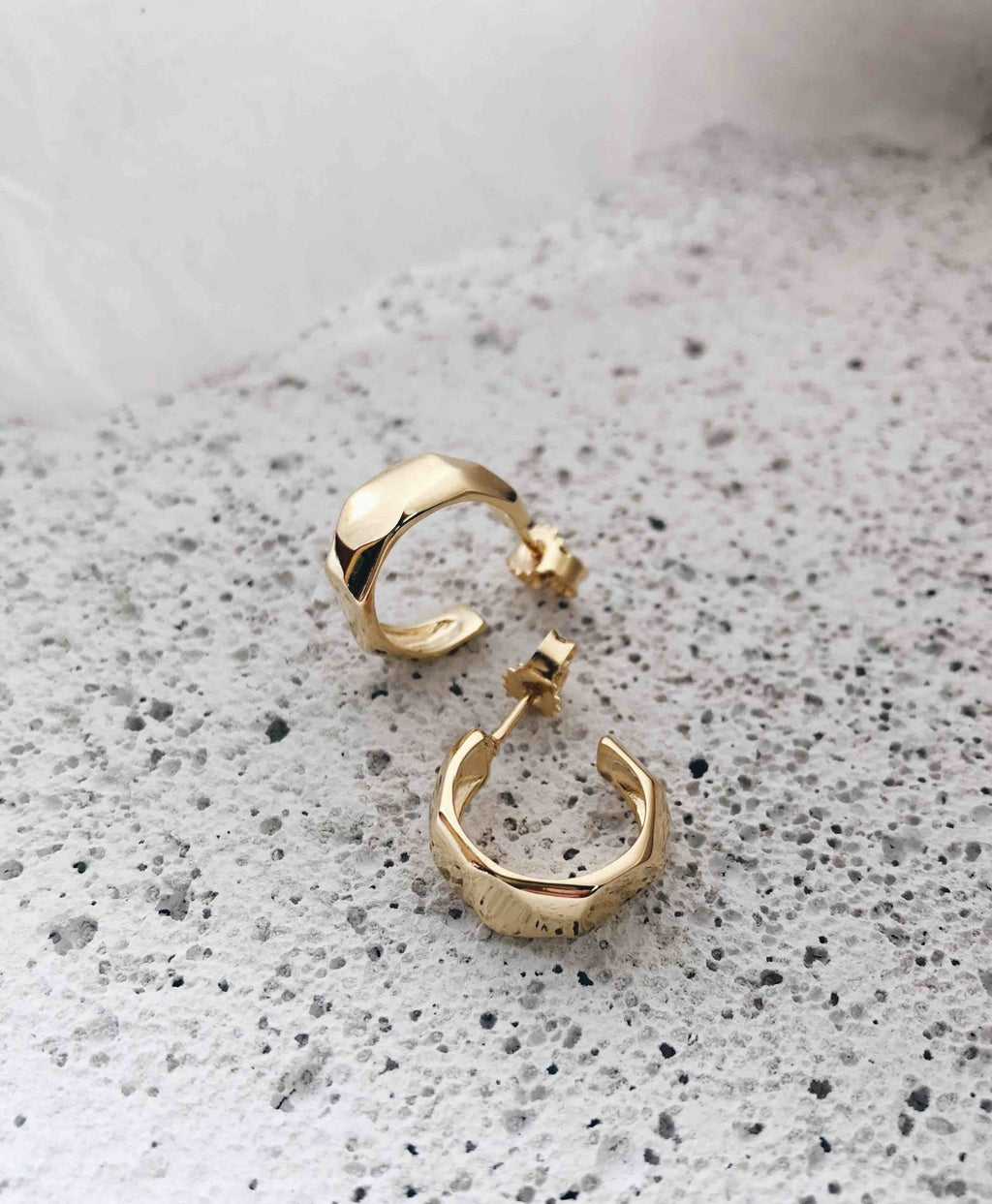 Metzinger Gold Plated Hoops