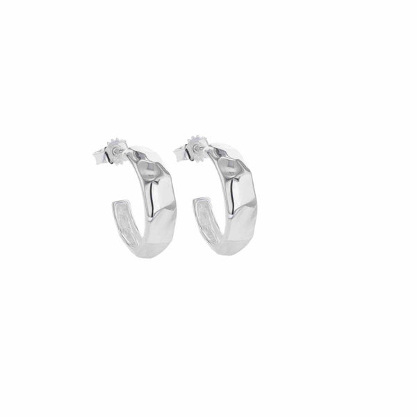 Picasso Silver Hoops