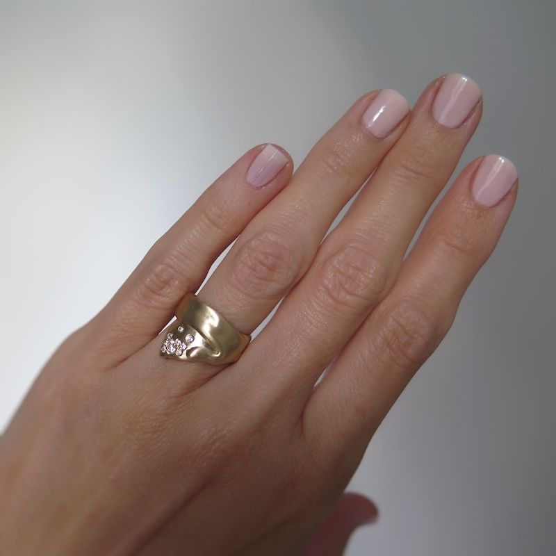 Leave To Dry Diamond Ring