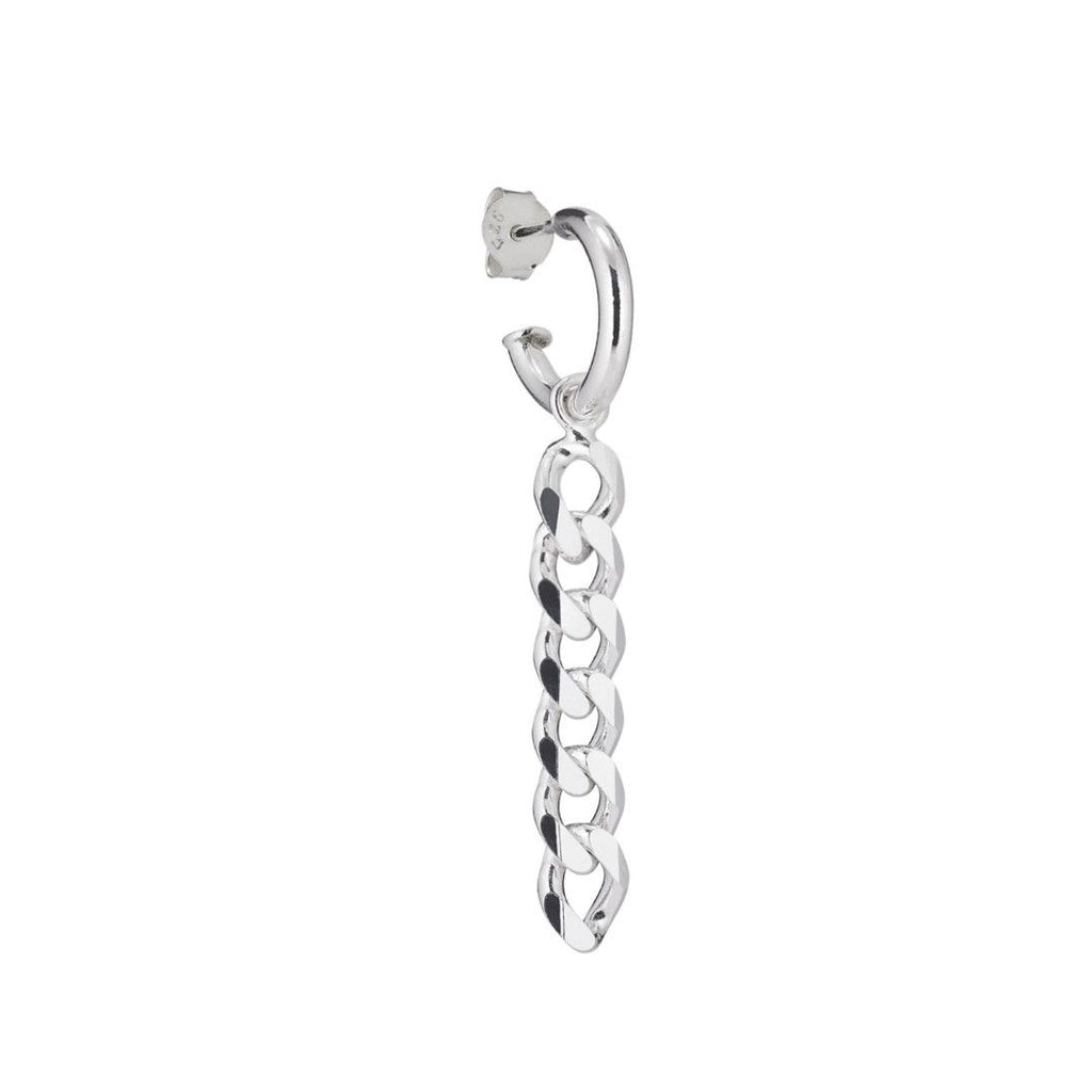 Savannah Silver Hoop