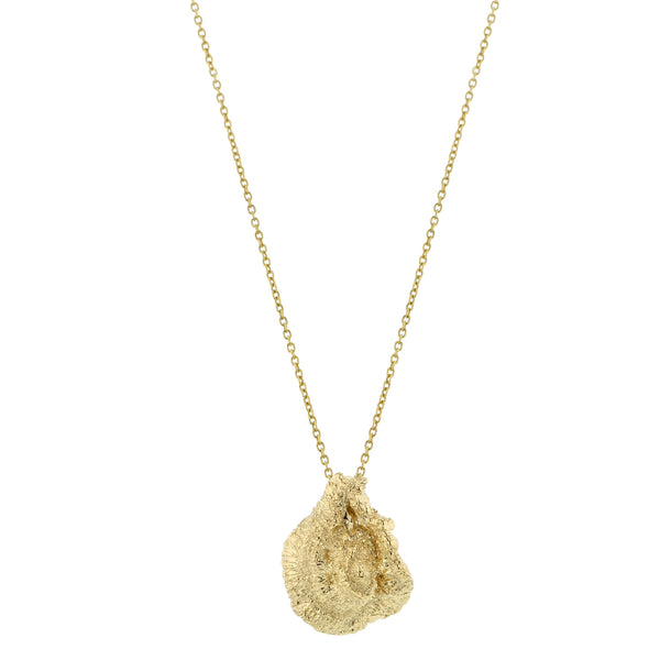 Primeval Forest Gold Plated Necklace