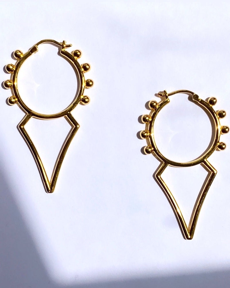 Dune Earrings Gold Plated