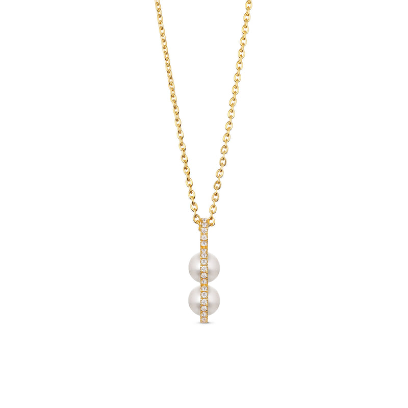 Bahati Gold Plated Necklace w. Zirconia