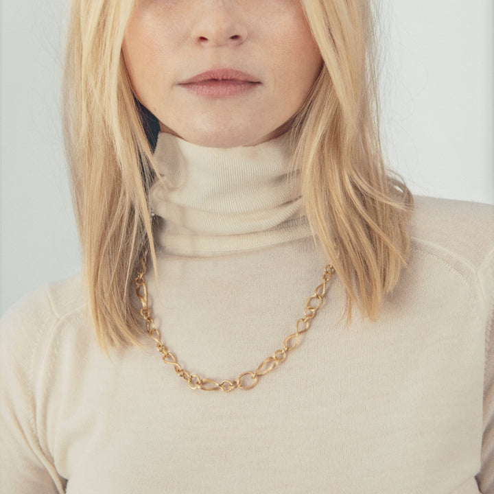 Love Small Collier 18K Gold & Rosegold Necklace