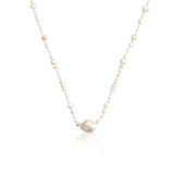 Collar Zenda 18K Gold Plated Necklace w. Pearls