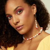 Choker Bahía Sunshine 18K Gold Plated Necklace w. Pearls