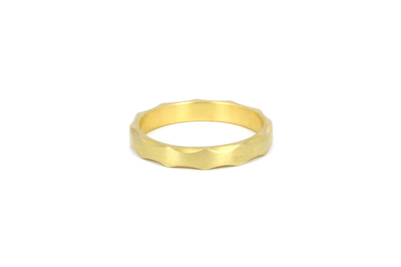 Modern Times Womens 18K Gold Ring