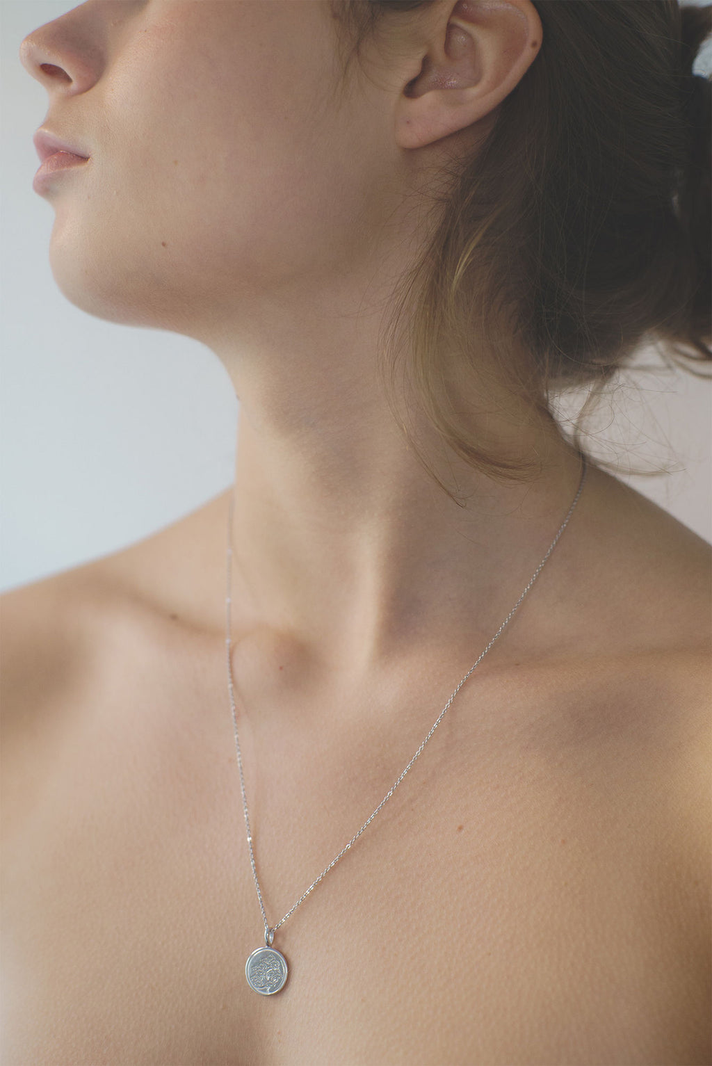 Kamon Sølv Halskæde