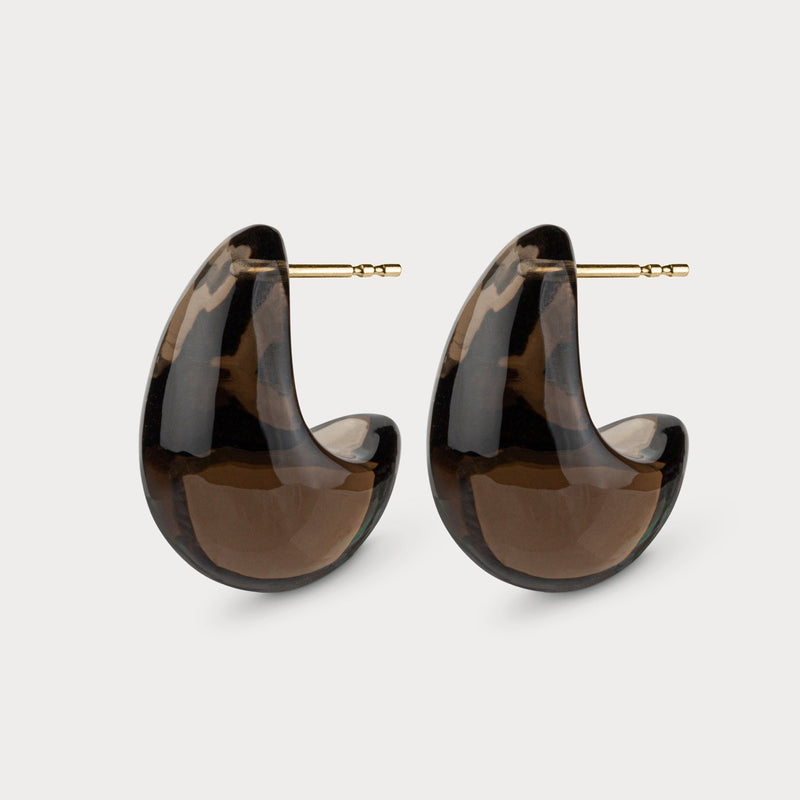The Crescent Linings Earrings (Made to Order)