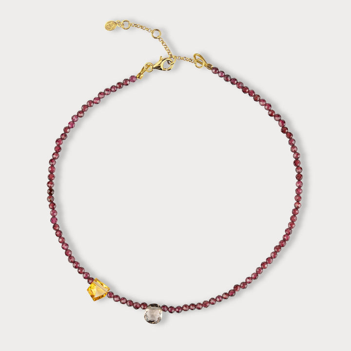 Garnet Linings Anklet (Pre-Order)