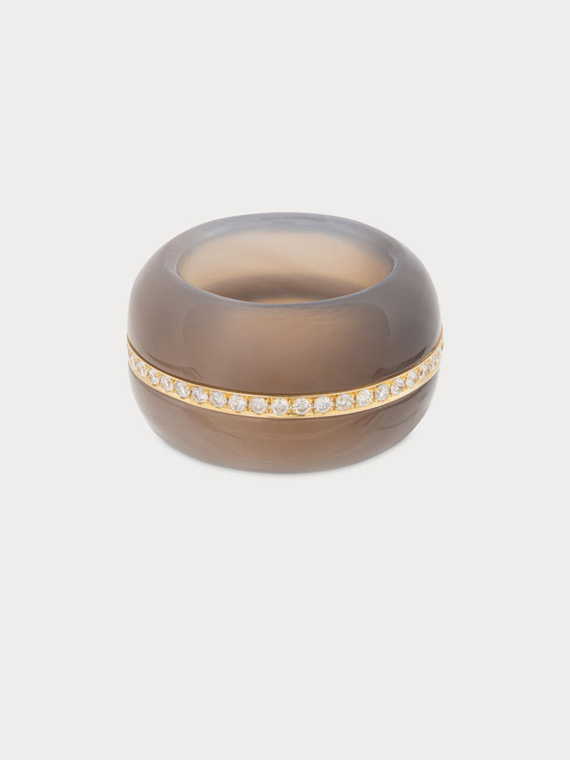 Stone Linings Cocktail Ring (auf Bestellung)