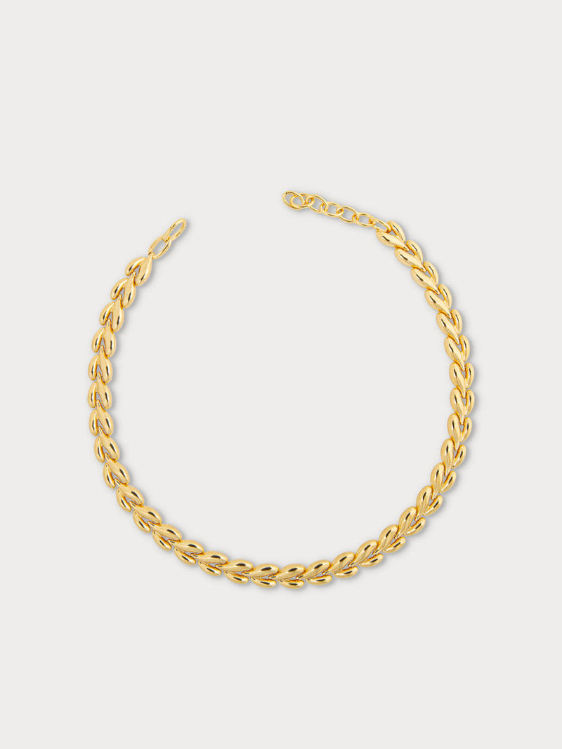 The Fishbone Chain Necklace - Bold