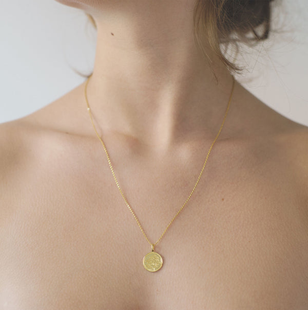 Kamon Gold Plated Necklace