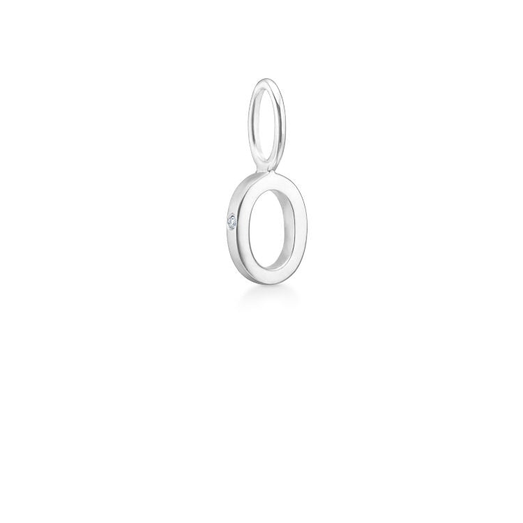 My O 18K Whitegold Pendant w. Diamond