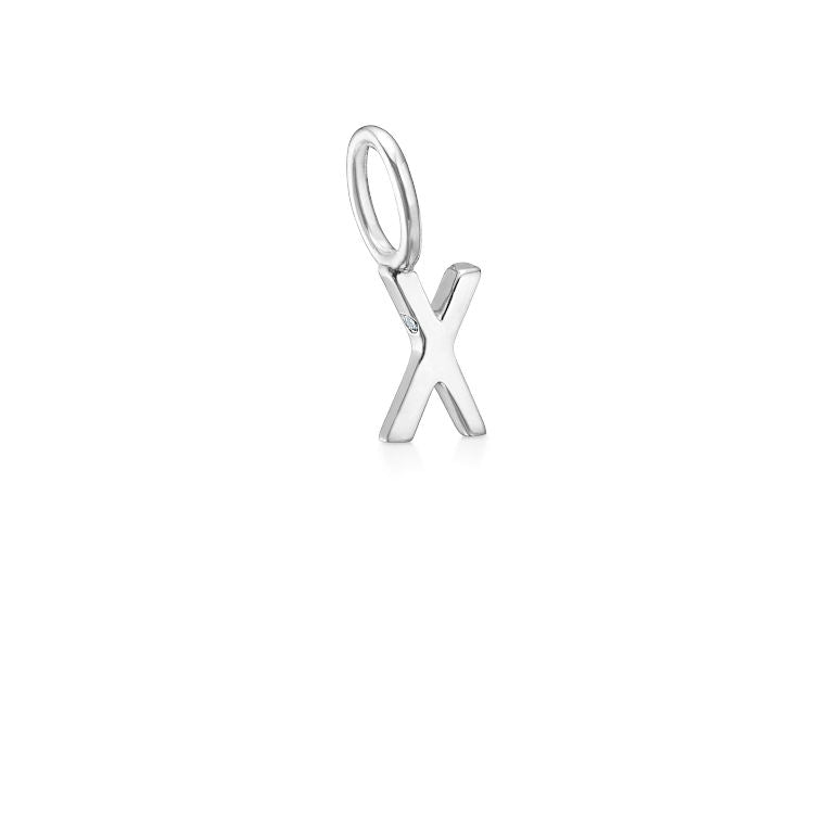 My X 18K Whitegold Pendant w. Diamond