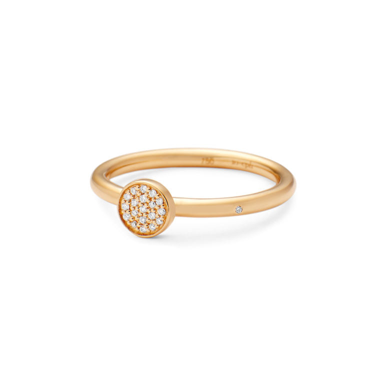 Rock kleiner Goldring aus 18K I Diamanten