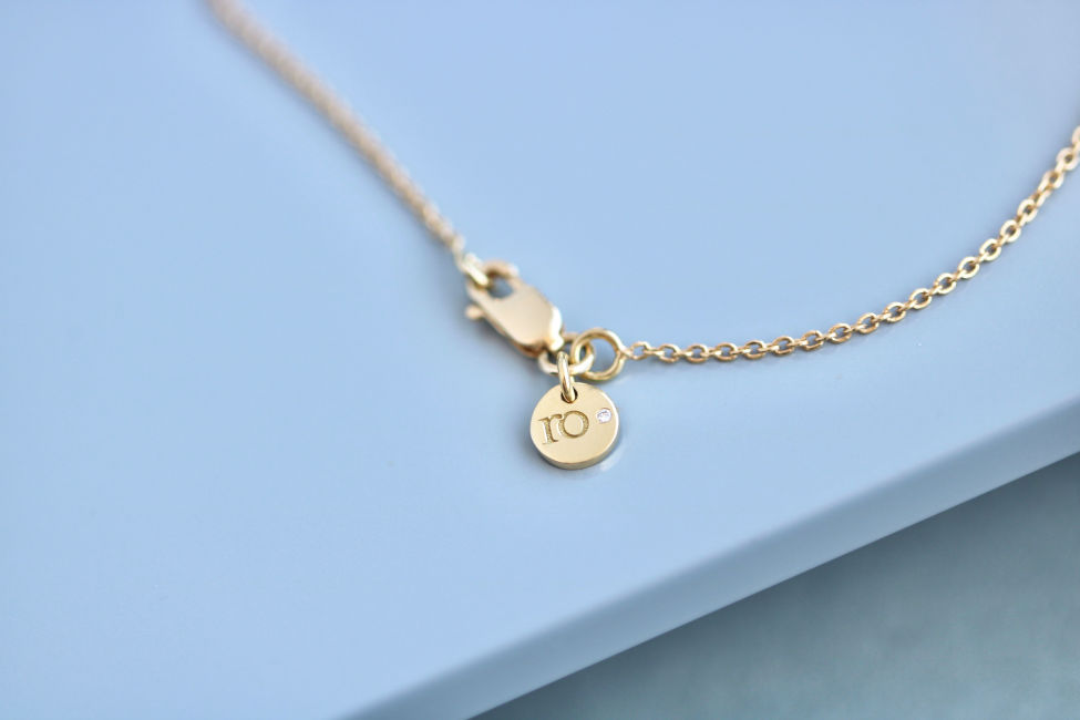 Ro 18K Whitegold Necklace w. Diamond