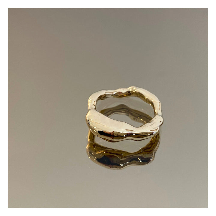 Lunar Mountain 14K Gold Ring