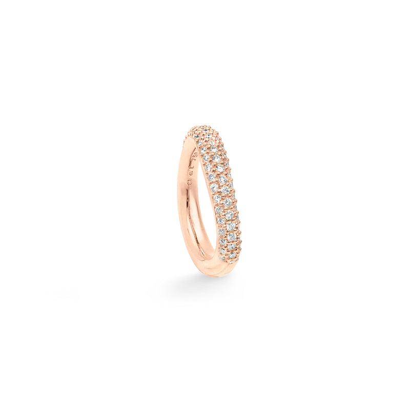 Love 4 Pavé 18K Rosegold Ring w. Diamonds