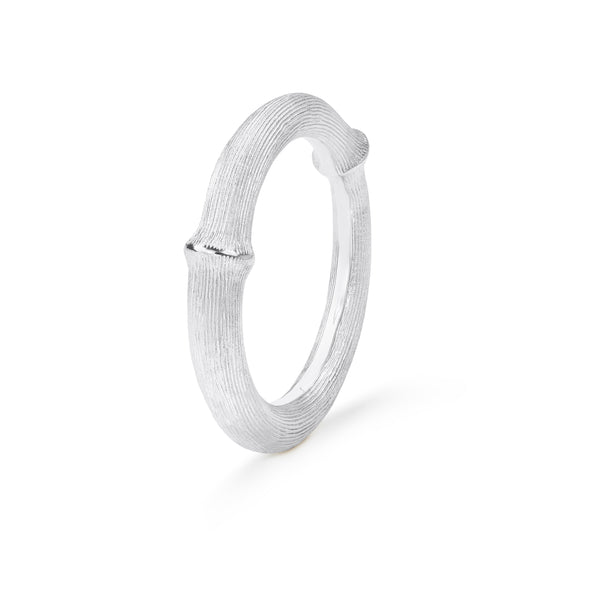 Nature IV 18K Hvidguld Ring