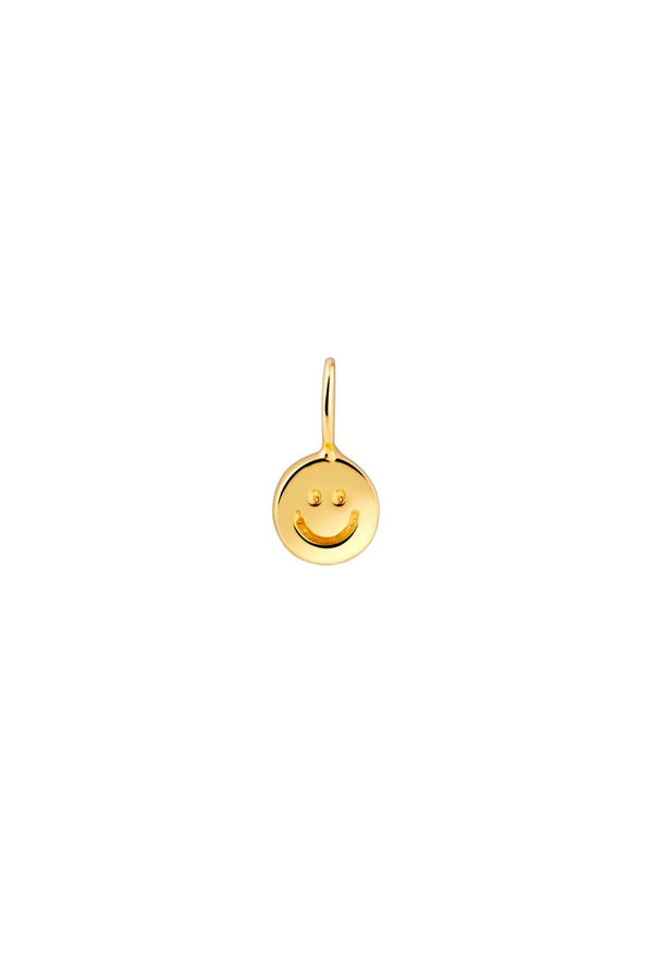 The Smiley 18K Gold Pendant w. Tourmaline