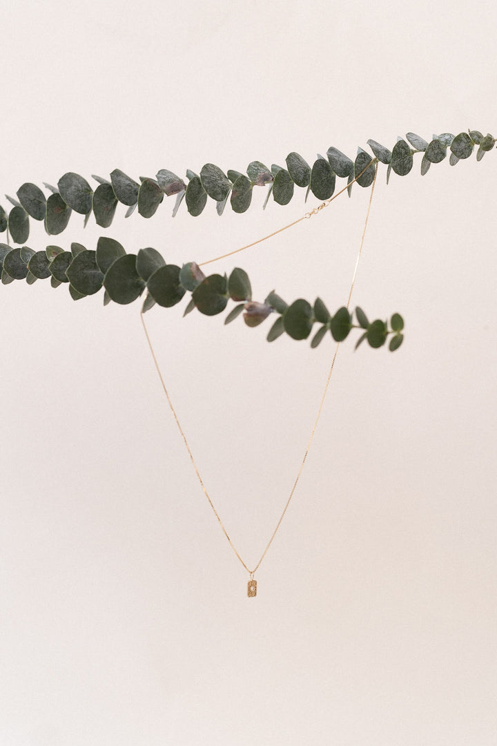 The Sun 18K Gold Pendant w. Topaz