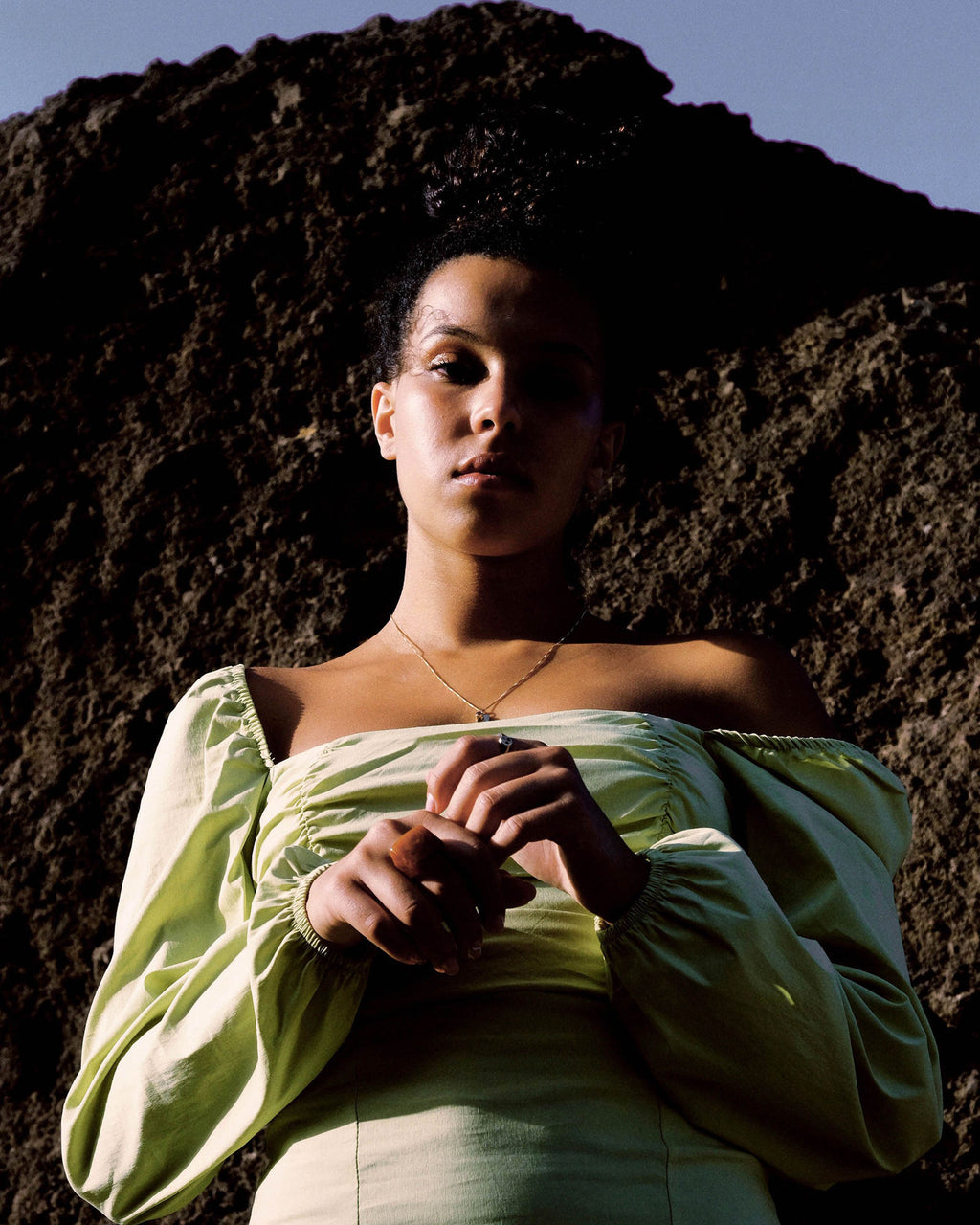 Easy Square 18K Gold Pendant