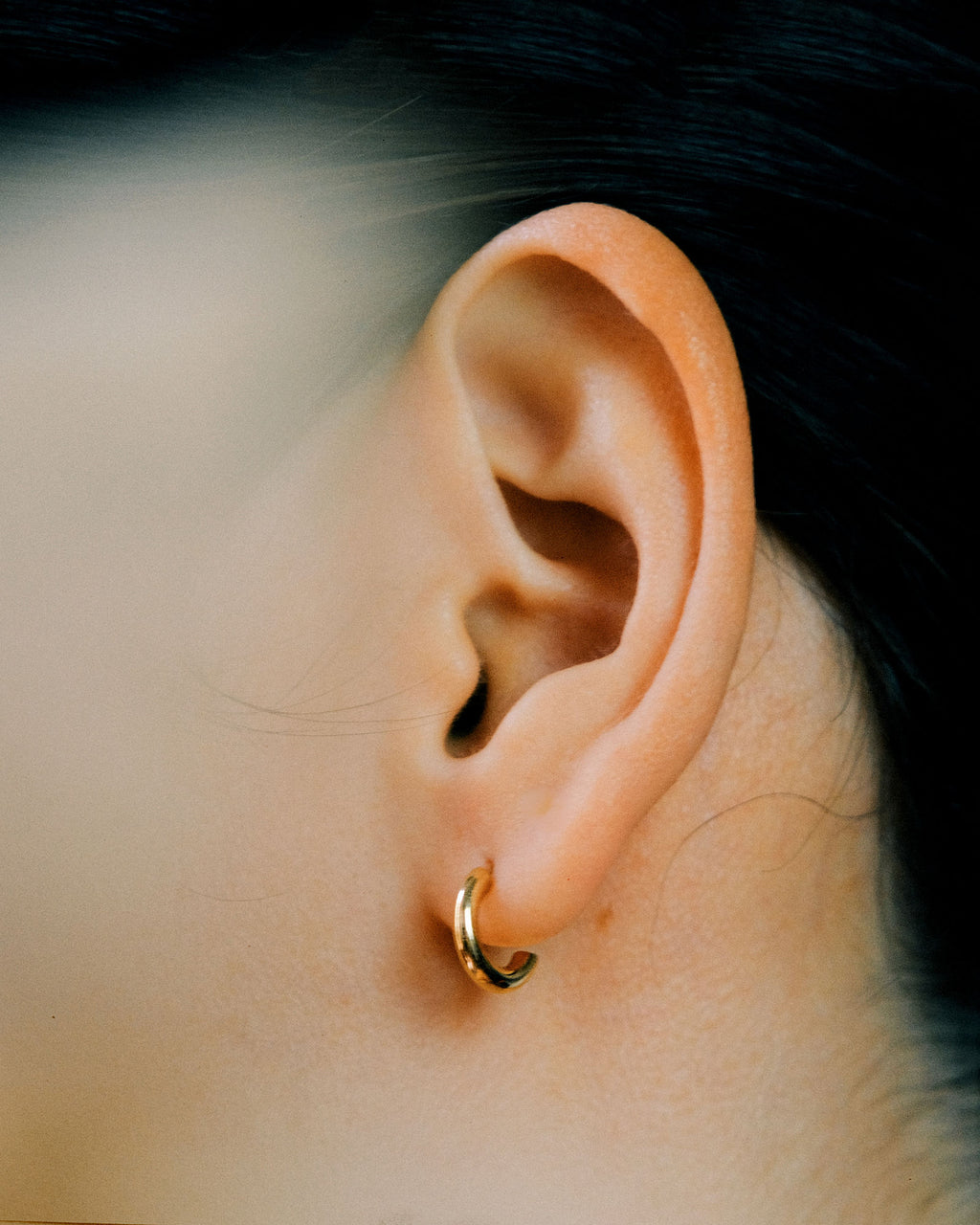 The Beyond Happy 18K Gold Hoops