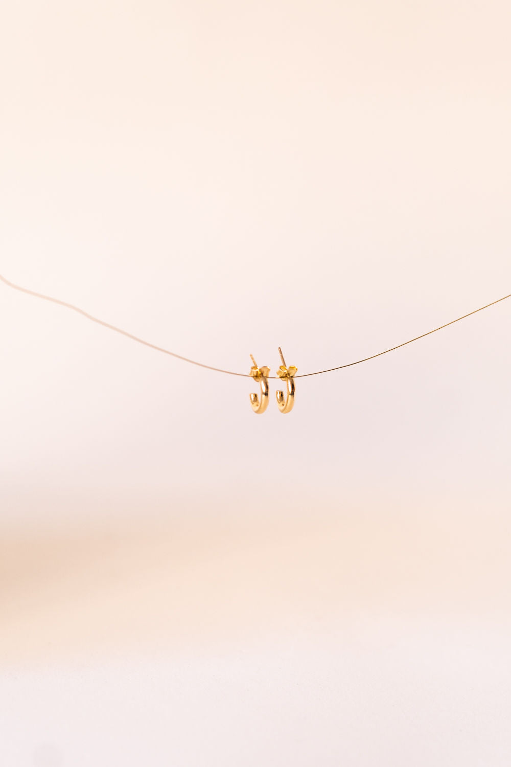 The Beyond Happy 18K Gold Hoops