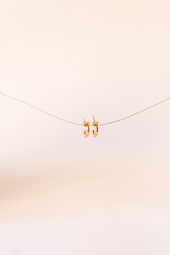 The Beyond Happy 18K Gold Hoops
