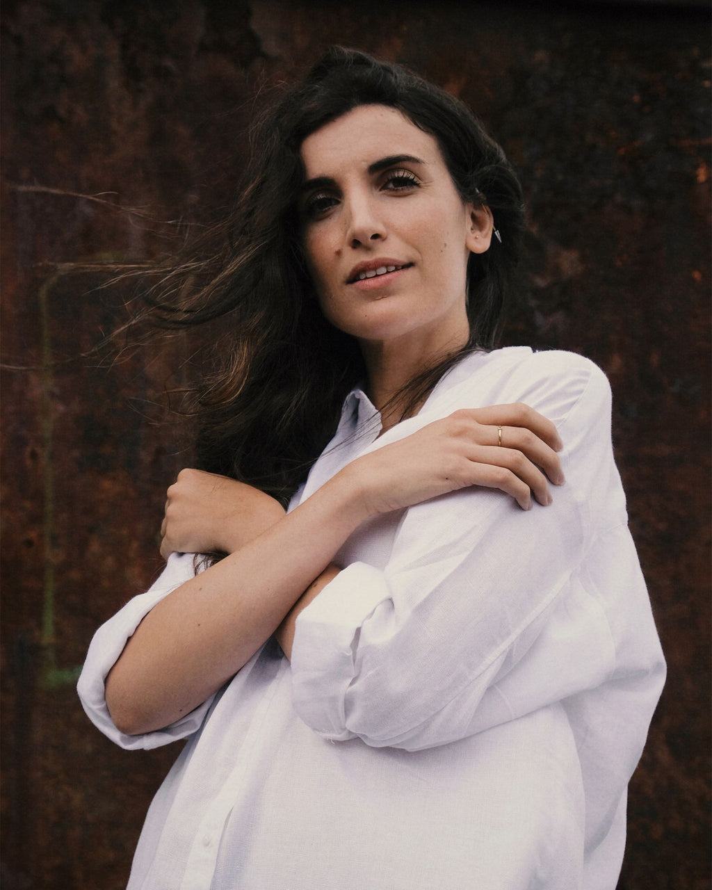 The Smiley Insider 18K Gold Ring w. Garnet