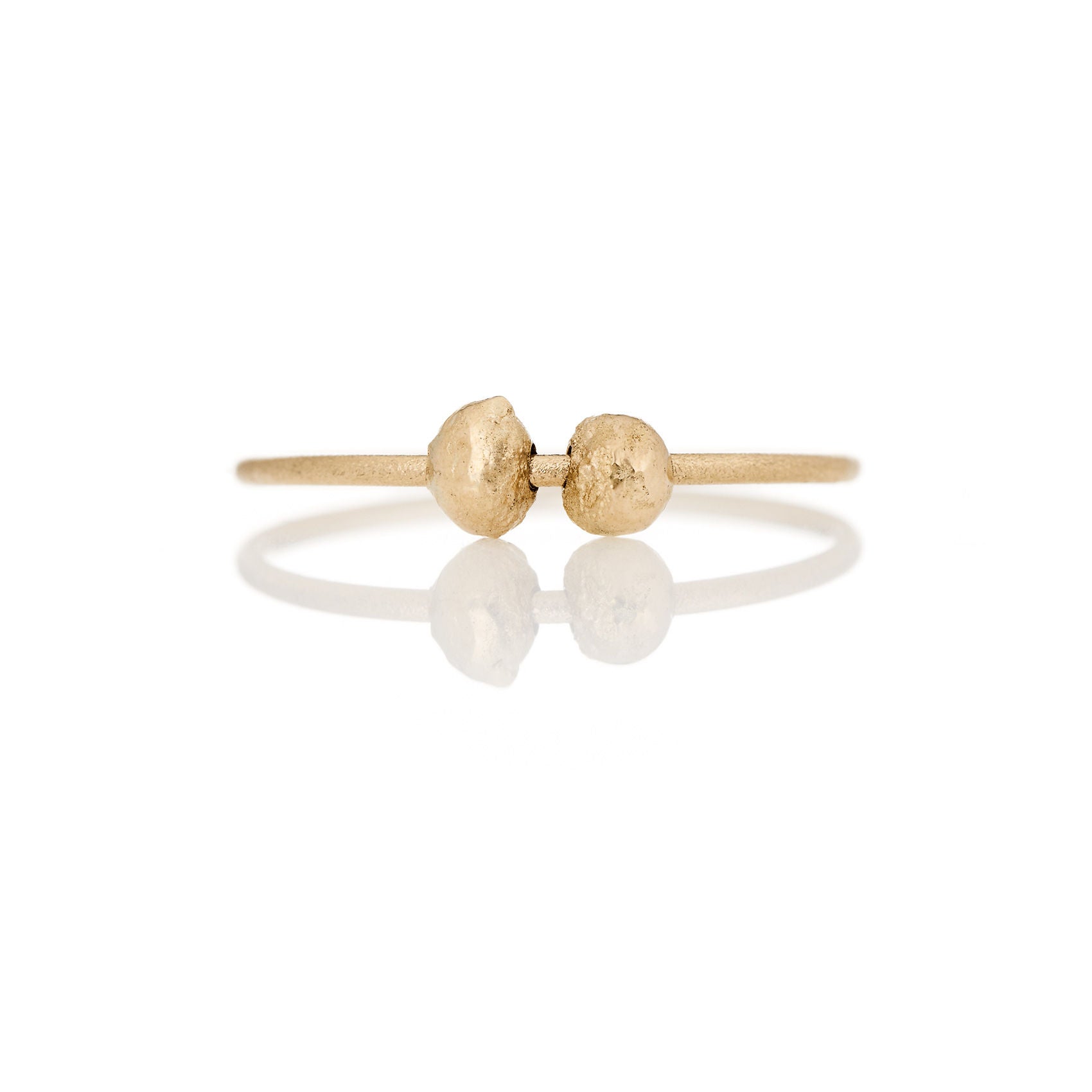 ABACUS Mountain Spheres 14K Gold Ring