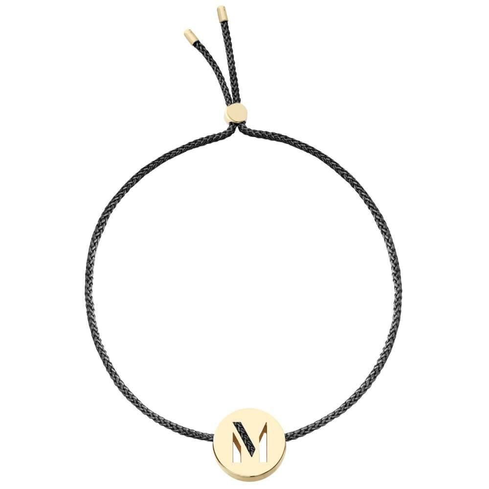 ABCs - M 18k Gold plattiert Armband