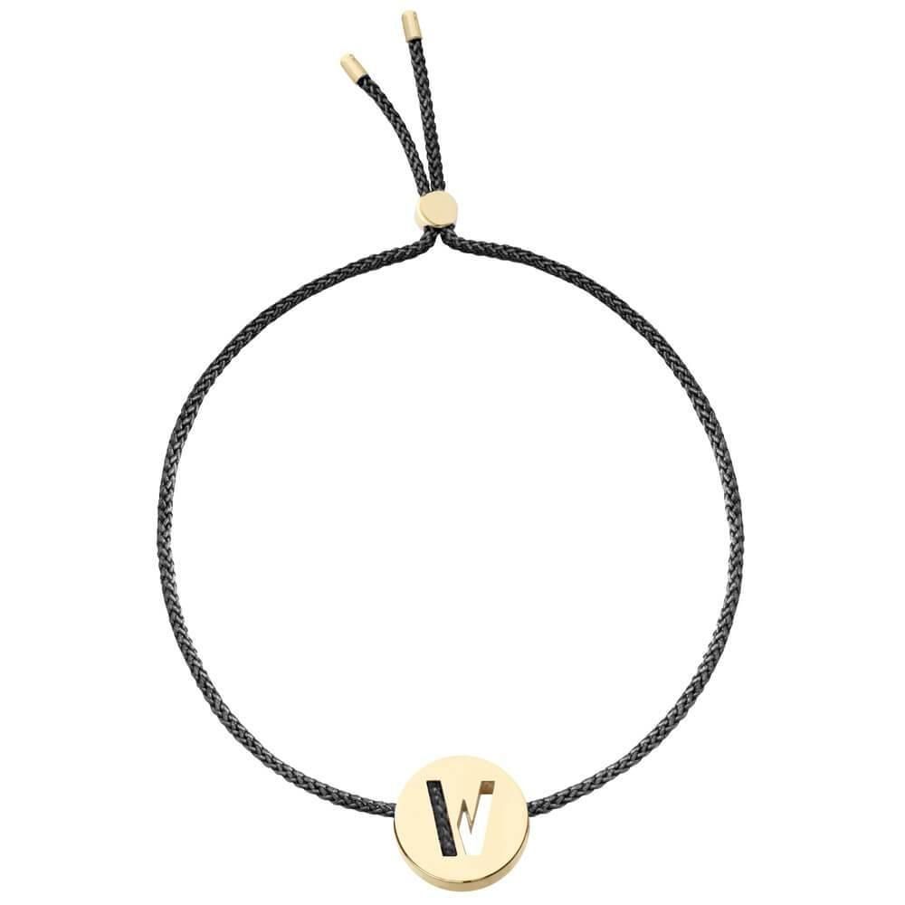 ABCs - W 18K Gold plattiert Armband