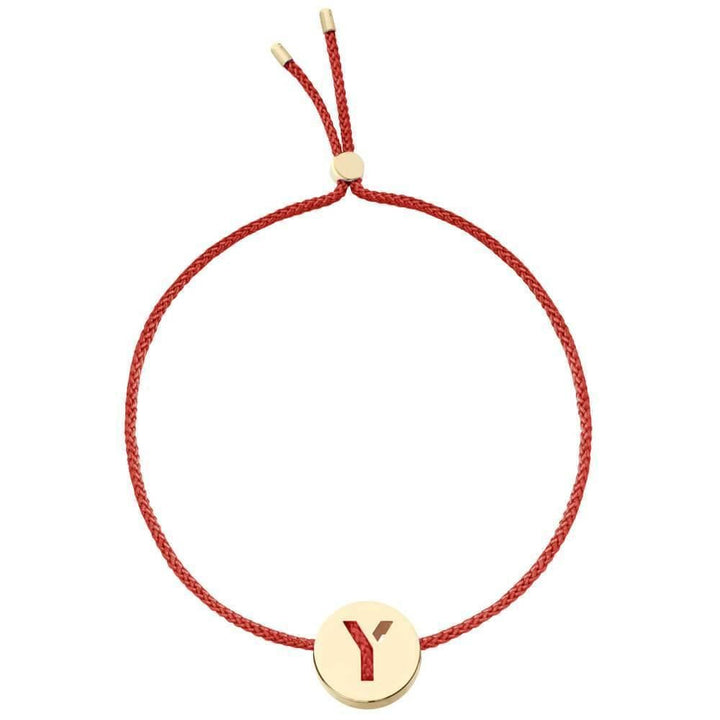 ABC's - Y 18K Forgyldt Armbånd