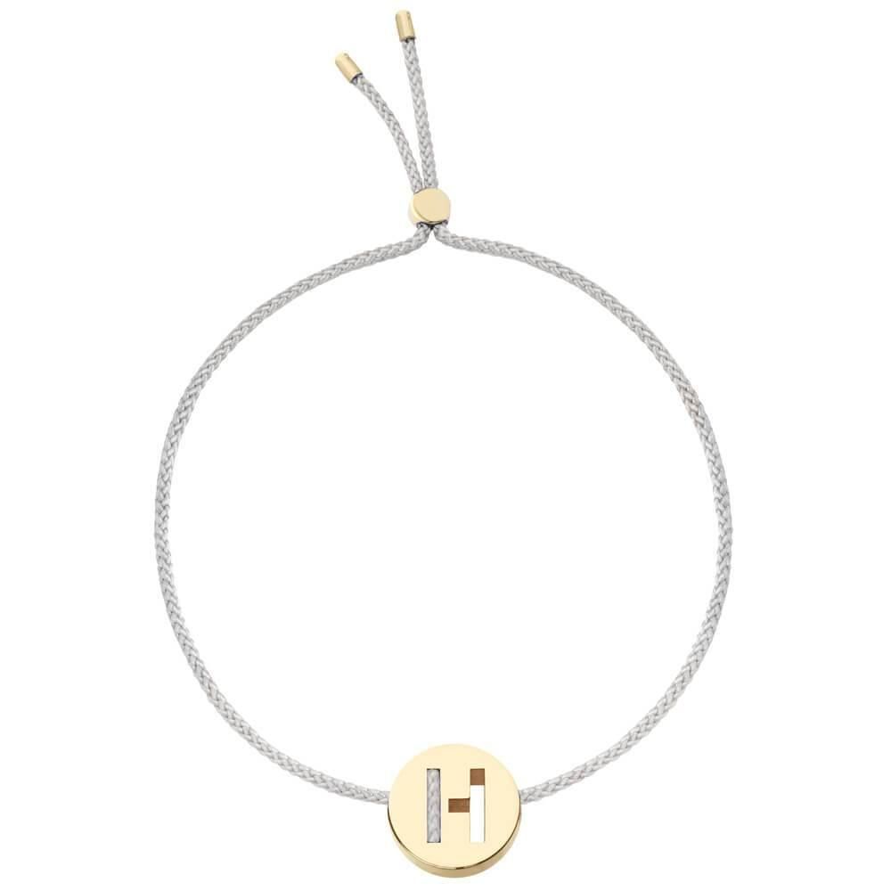 ABCs - H 18k Gold plattiert Armband