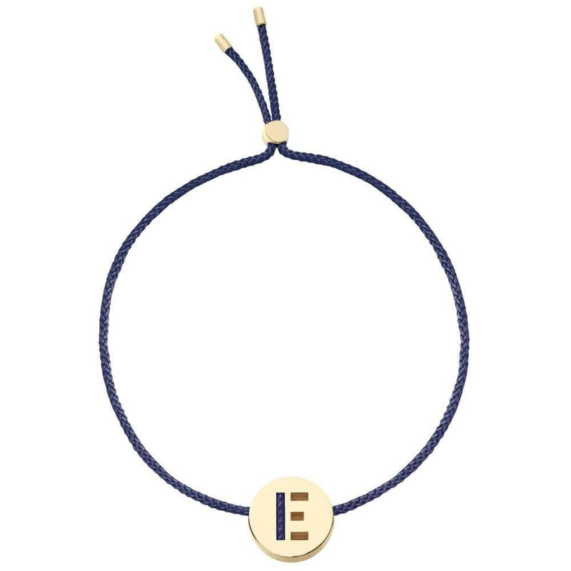 ABC's - E 18K Gold Plated Bracelet