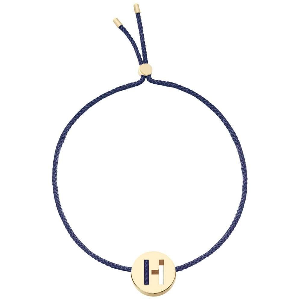 ABCs - H 18k Gold plattiert Armband