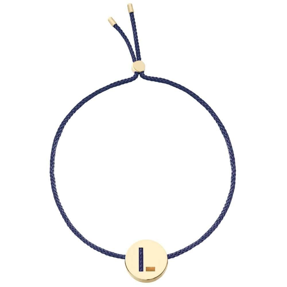 ABC's - L 18K Gold Plated Bracelet
