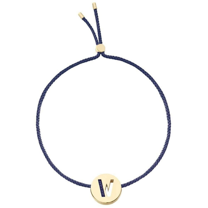 ABC's - W 18K Forgyldt Armbånd