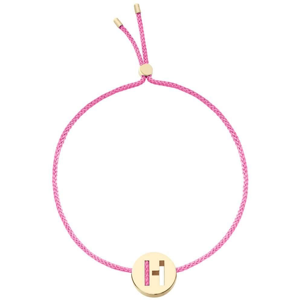 ABCs - H 18k Gold plattiert Armband