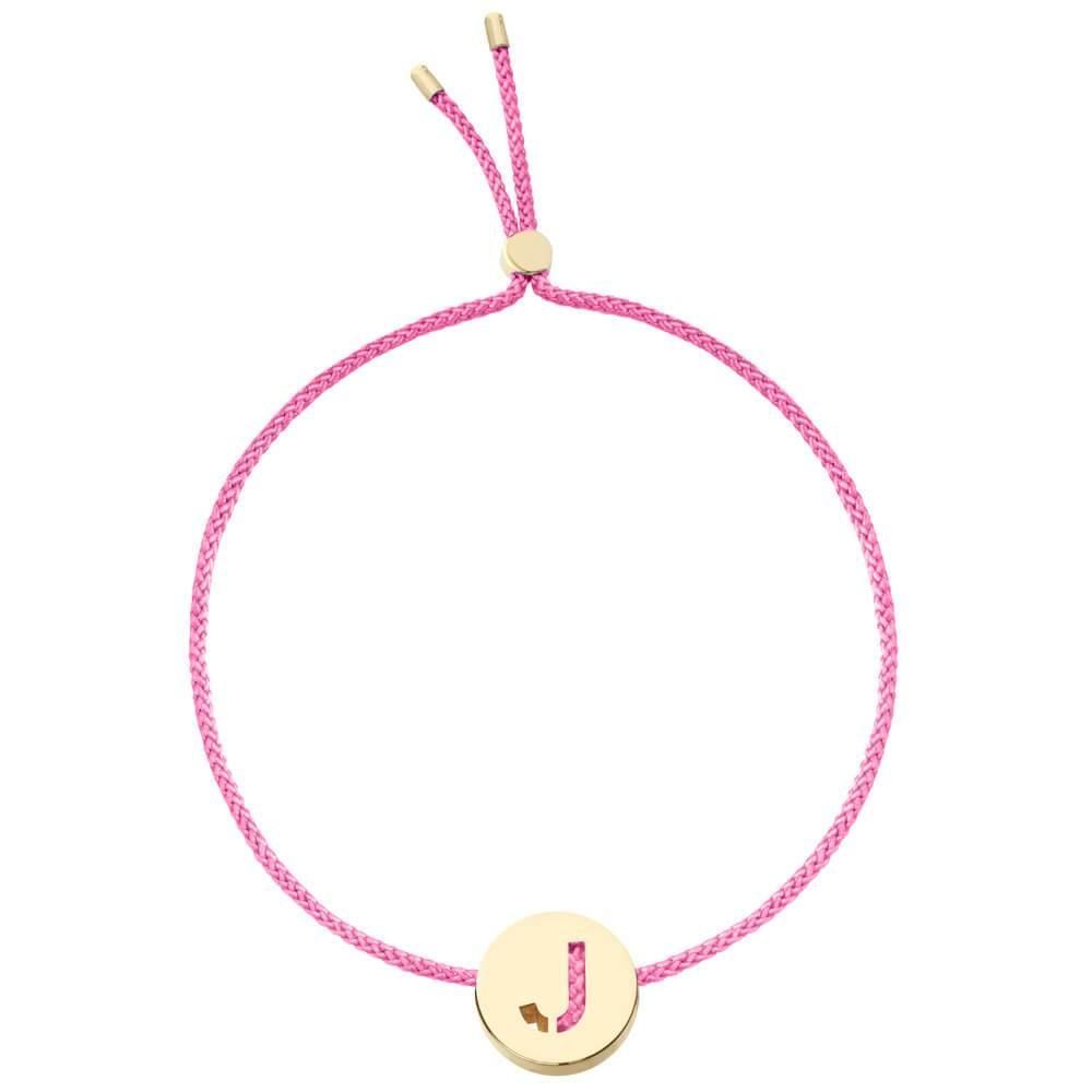ABCs - J 18K Gold plattiert Armband
