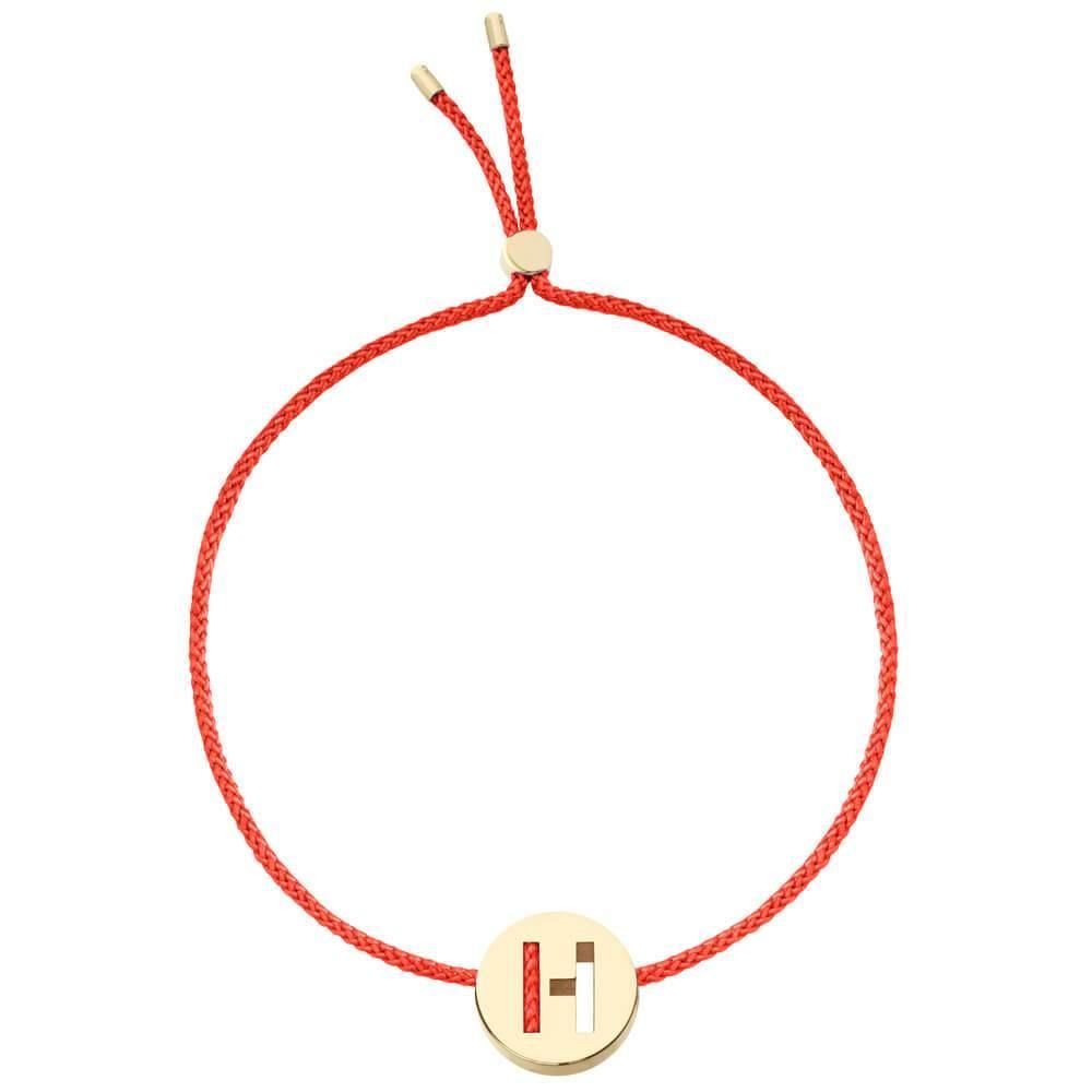 ABCs - H 18k Gold plattiert Armband