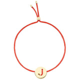 ABC's - J 18K Gold Plated Bracelet