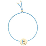 ABC's - E 18K Gold Plated Bracelet