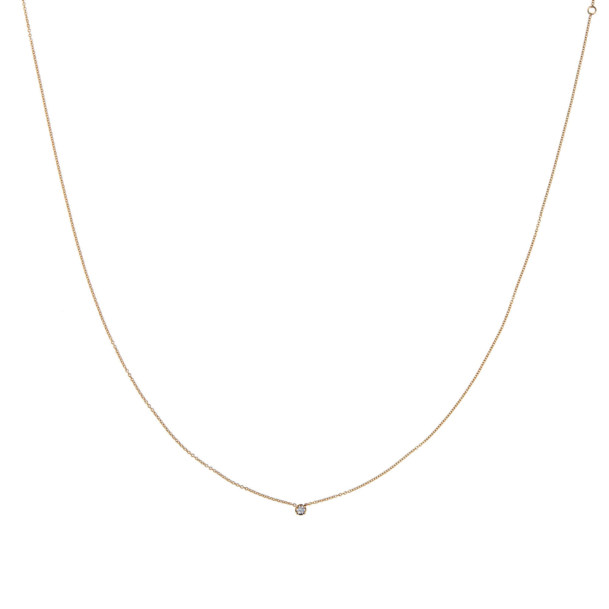 AEKT studio Stellar One Star 18K Gold Necklace w. Diamond – The ...