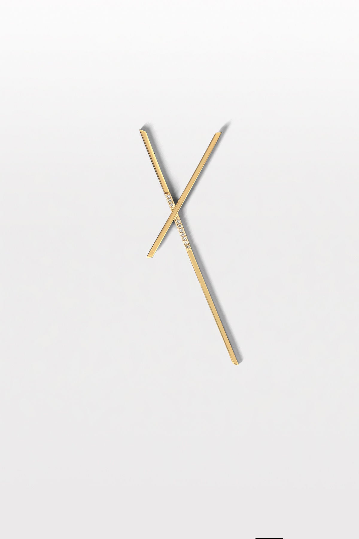 Anthology 10 18K Gold Earring w. Diamonds