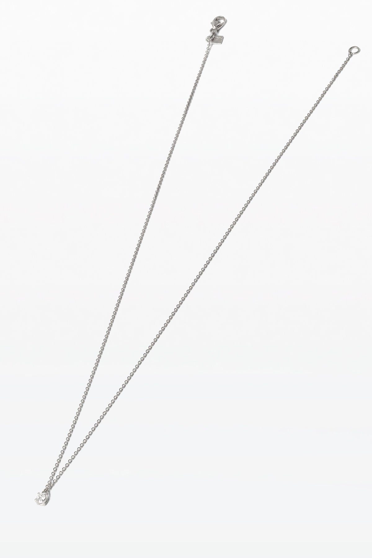 Anthology 01 18K Whitegold Necklace w. Diamond